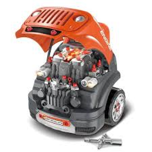 ماشین اسباب بازی ریموت دار موتور مستر Motor Master مدل کاپوت جیپ Kids JEEP Engine Toy _ماشین اسباب بازی